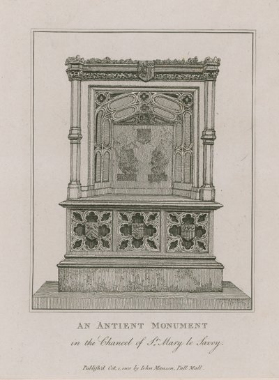 Un antico monumento nel presbiterio di Santa Maria le Savoy da English School