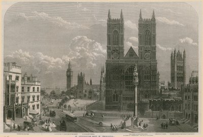 Un gruppo architettonico a Westminster da English School