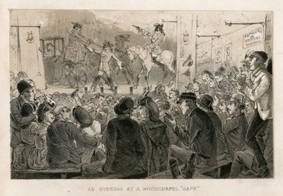 Una serata a un Gaff di Whitechapel. Dick Turpin da English School