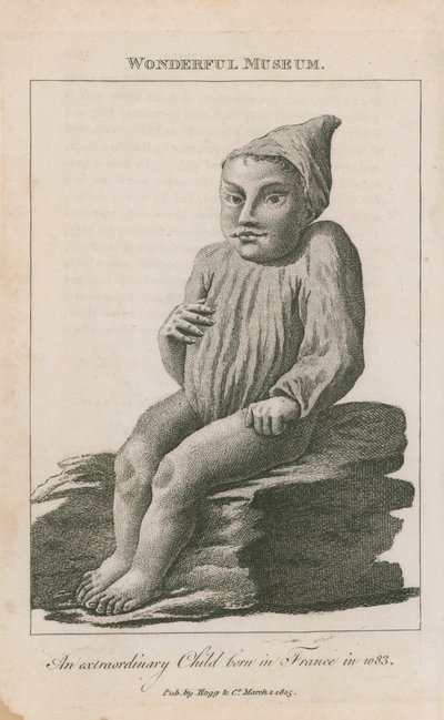 Un bambino straordinario nato in Francia nel 1683 da English School