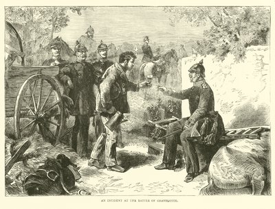 Un incidente nella battaglia di Gravelotte, agosto 1870 da English School