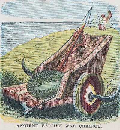 Antico carro da guerra britannico da English School