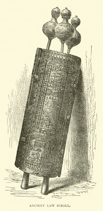 Antico Rotolo della Legge da English School