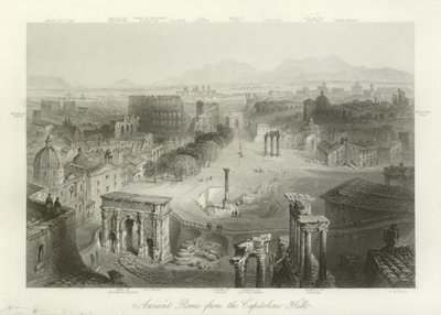 Antica Roma dai colli Capitolini da English School
