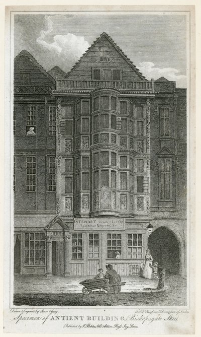 Edificio antico in Bishopsgate Street da English School