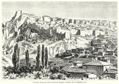 Ancyra (Angora), da Explor. Archeol. De la Galatie, etc. (incisione) da English School