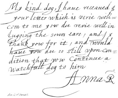 Anna, Regina di Giacomo I da English School