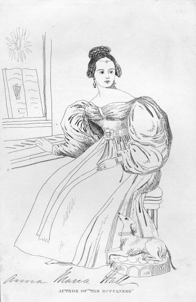 Anna Maria Hall (incisione) da English School