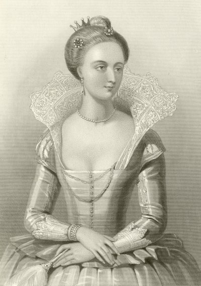 Anna di Danimarca, regina di re Giacomo I da English School