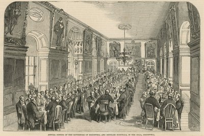 Cena annuale dei governatori degli ospedali Bridewell e Bethlehem da English School