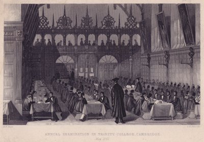 Esame annuale al Trinity College, Cambridge, maggio 1842 da English School