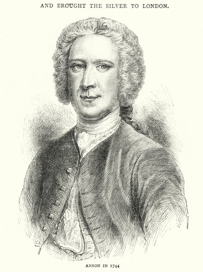 Anson nel 1744 da English School