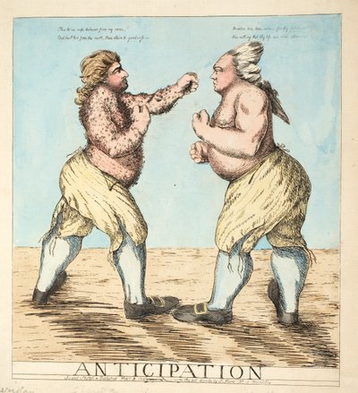Anticipazione, pub. 1784 da English School