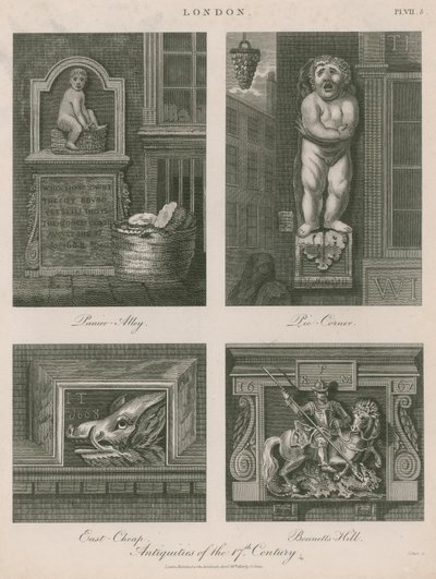 Antichità del XVII secolo da English School