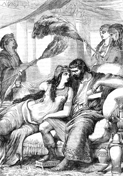 Antonio e Cleopatra - Illustrazione in 