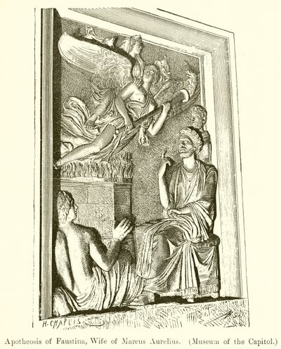 Apoteosi di Faustina, moglie di Marco Aurelio (Museo Capitolino) da English School