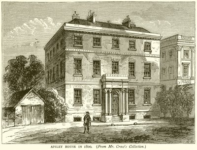 Apsley House nel 1800 da English School