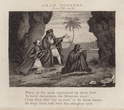 Ladri arabi, Esdra VIII, versetto 31 da English School