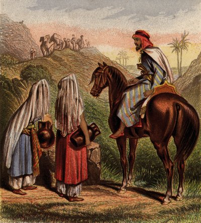 Arabi a cavallo e raccolta d