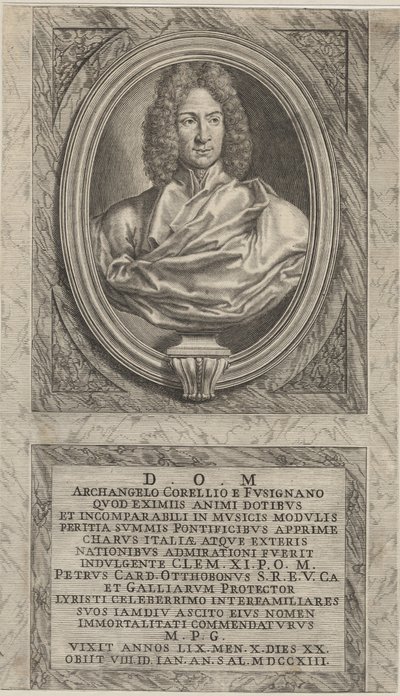 Arcangelo Corelli, c.1715 da English School