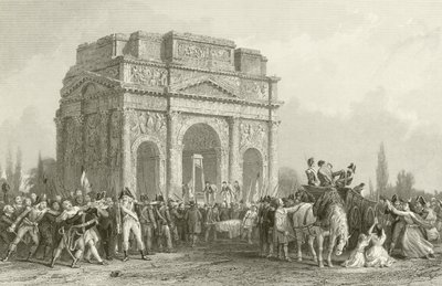 Arco di Marius, a Orange, sul Rodano da English School