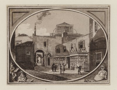Archibald Roberton, venditore di stampe, di Savill Row Passage, adiacente alla sala d