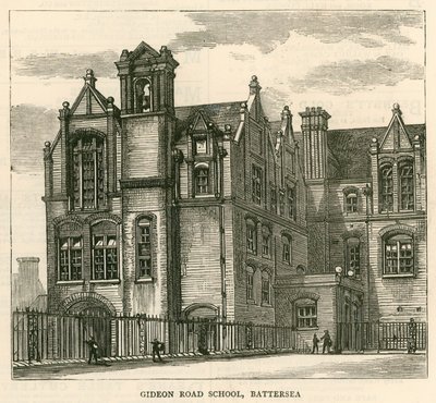 Architettura della London School Board: Gideon Road School, Battersea, Londra da English School