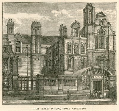 Architettura della London School Board: High Street School, Stoke Newington, Londra da English School