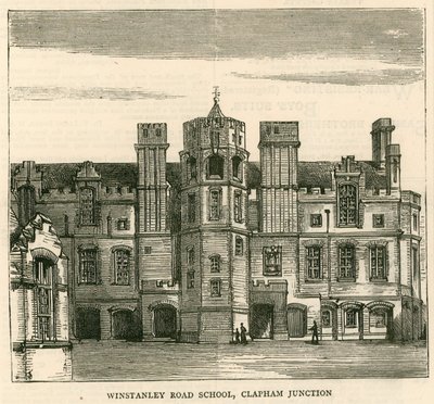 Architettura del London School Board: Winstanley Road School, Clapham Junction, Londra da English School