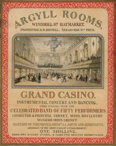 Argyll Rooms, Windmill Street, Haymarket, Londra da English School