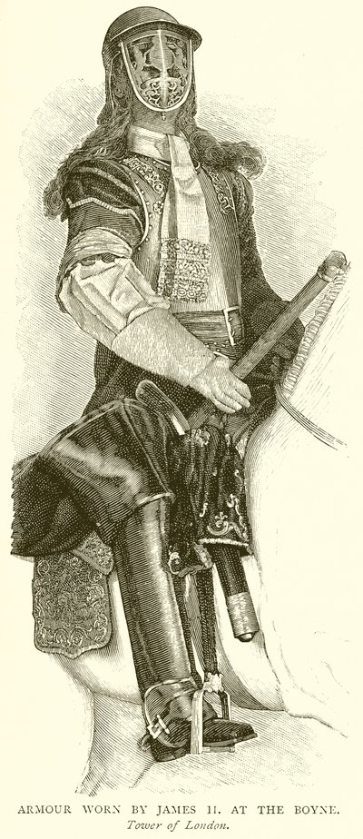 Armatura Indossata da Giacomo II al Boyne da English School