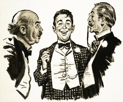 Arnold Bennett: una scena da The Card da English School
