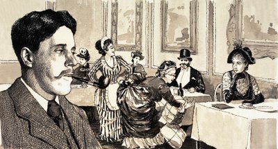 Arnold Bennett fu ispirato a scrivere La storia delle vecchie mogli quando osservò una grande signora in un ristorante da English School