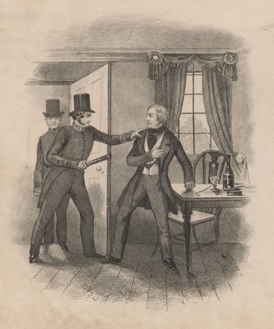Arresto di Frederick George Manning (incisione) da English School