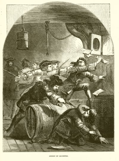 Arresto dei giacobiti da English School