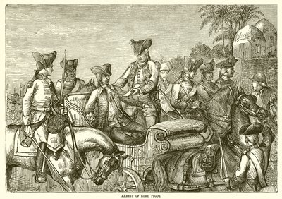 Arresto di Lord Pigot (1776) da English School