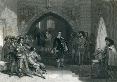 Arresto di Lord Strafford, 1640 da English School