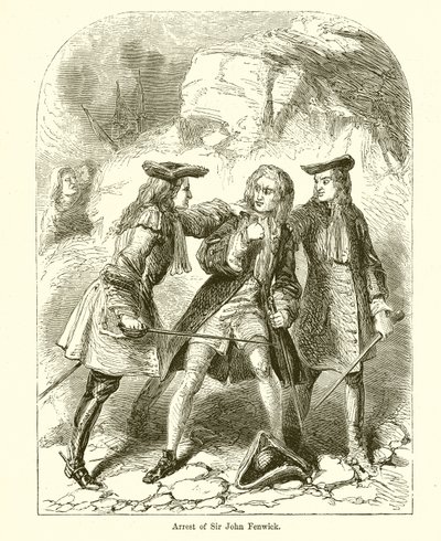 Arresto di Sir John Fenwick da English School