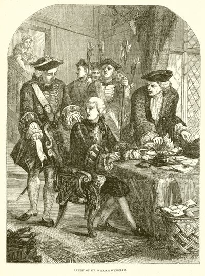 Arresto di Sir William Wyndham da English School