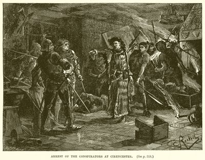 Arresto dei cospiratori a Cirencester da English School