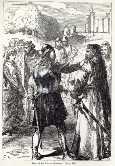Arresto del Duca di Gloucester, illustrazione da 