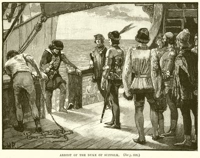 Arresto del duca di Suffolk da English School