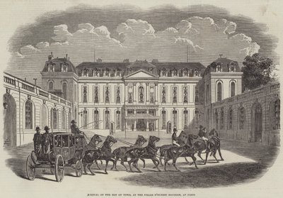 Arrivo del Bey di Tunisi, al Palais d