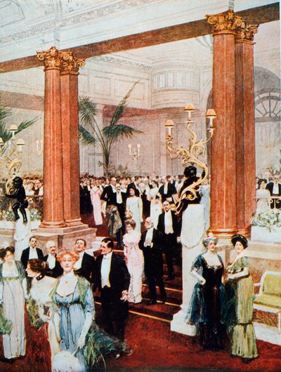 Arrivare per cena al Savoy nel 1912 da English School