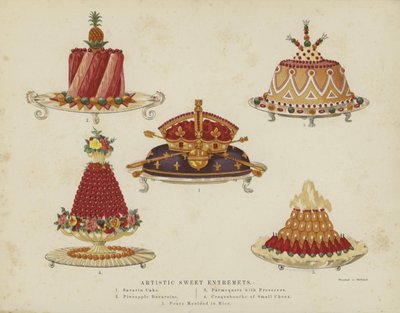 Entremets dolci artistici da English School