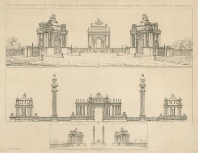 Impressioni artistiche per monumenti da English School