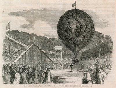 Ascesa del pallone Erin-go-nragh di Mr Hampton, al Battys Royal Hippodrome, Kensington da English School