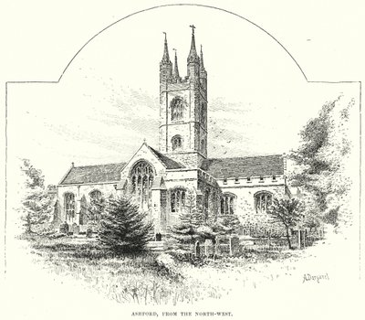 Ashford, da nord-ovest (incisione) da English School