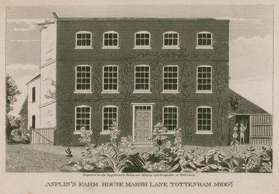 Fattoria Asplins, Marsh Lane, Tottenham, Londra da English School