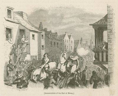 Assassinio del conte di Moray da English School